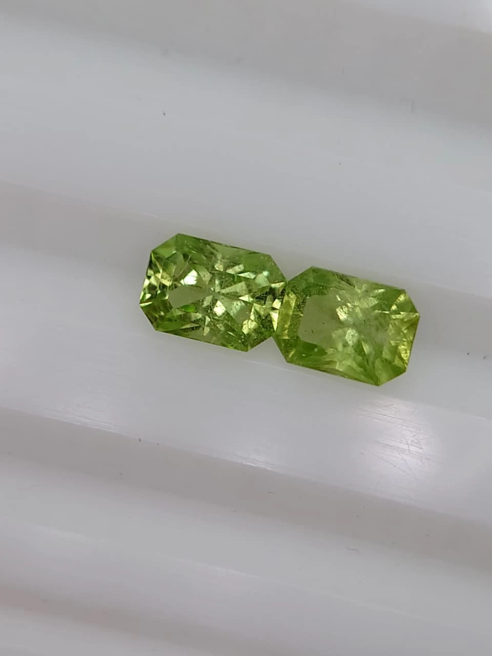 1.5ct Natural Peridot Pair from Pakistan — view 5